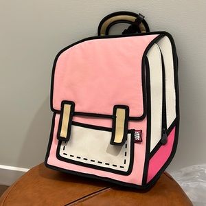 Jump from paper backpack
